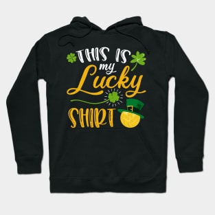 Volleyball This is My Lucky Shirt St Patrick's Day Hoodie